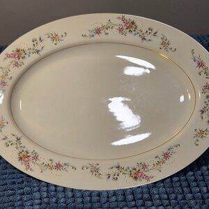 Vintage Everbrite Limoge Fine China Japan Serving Plate